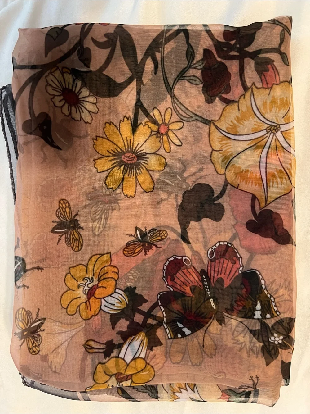 100% Silk Scarf/Wrap/Shawl